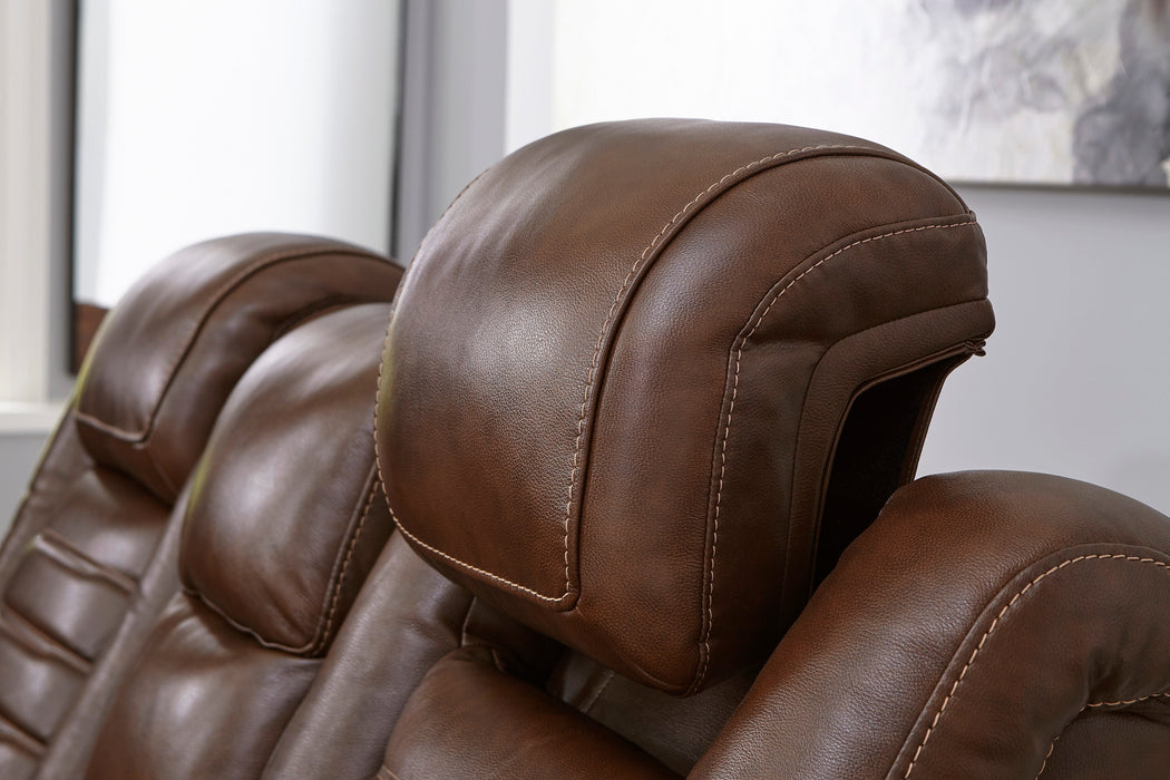 Backtrack Chocolate Power Recliner - U2800413 - Lara Furniture