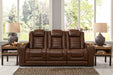 Backtrack Chocolate Power Reclining Sofa - U2800415 - Lara Furniture