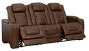 Backtrack Chocolate Power Reclining Sofa - U2800415 - Lara Furniture