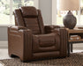 Backtrack Sofa, Loveseat and Recliner in Chocolate - PKG008172