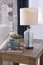 Bandile Clear/Bronze Finish Table Lamp - L430674 - Lara Furniture