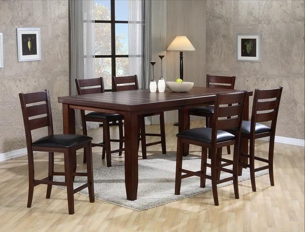 Bardstown Cherry Counter Height Dining Set - Lara Furniture