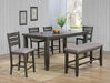 Bardstown Gray Counter Height Dining Set - Lara Furniture