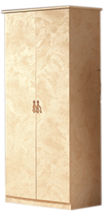 Barocco Ivory 2 Door Wardrobe - i24009 - Lara Furniture