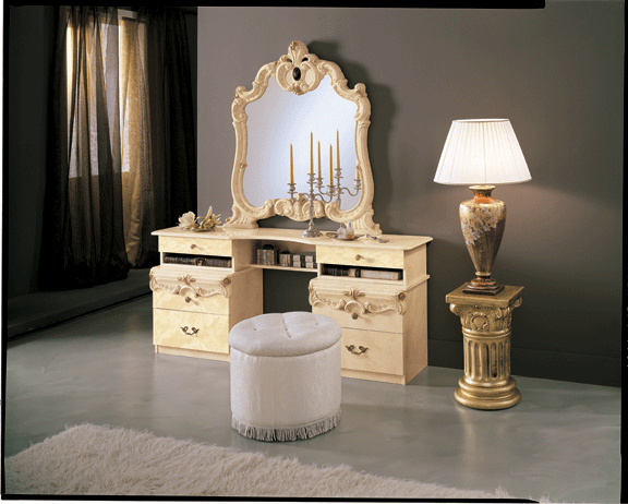 Barocco Ivory Bedroom Set - Lara Furniture