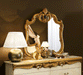 Barocco Ivory/Gold Mirror - i37954 - Lara Furniture