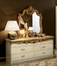 Barocco Ivory W/Gold Bedroom Set - Lara Furniture