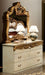 Barocco Ivory W/Gold Bedroom Set - Lara Furniture