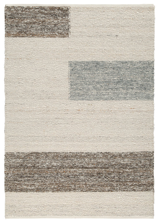 Barus Beige/Brown/Gray 5' x 7' Rug - R406402