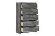 Baystorm Gray Chest of Drawers - B221-46 - Lara Furniture