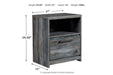 Baystorm Gray Nightstand - B221-91 - Lara Furniture