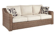 Beachcroft Beige Sofa with Cushion - P791-838 - Lara Furniture