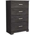 Belachime Black Chest of Drawers - B2589-44 - Lara Furniture