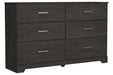 Belachime Black Dresser - B2589-31 - Lara Furniture