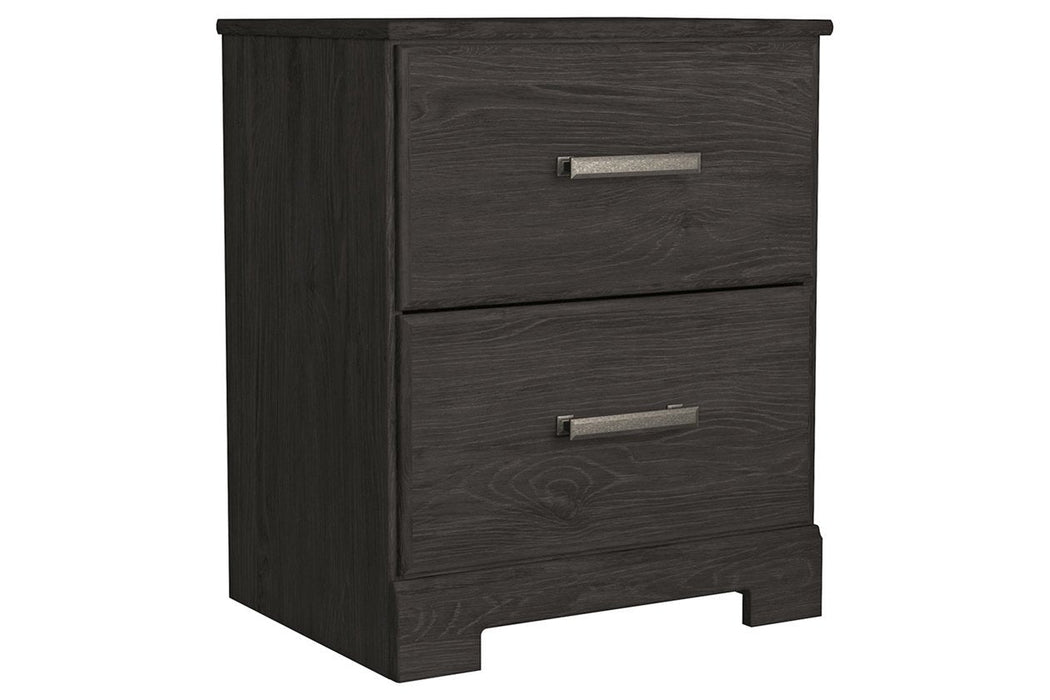 Belachime Black Nightstand - B2589-92 - Lara Furniture