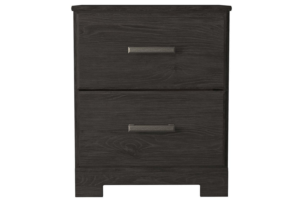 Belachime Black Nightstand - B2589-92 - Lara Furniture