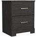 Belachime Black Nightstand - B2589-92 - Lara Furniture