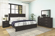 Belachime Black Panel Bedroom Set - Lara Furniture