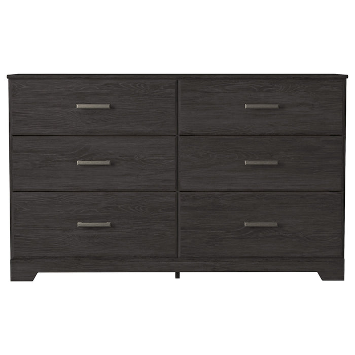 Belachime Black Panel Bedroom Set - Lara Furniture