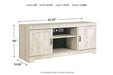 Bellaby Whitewash 63" TV Stand - W331-68 - Lara Furniture