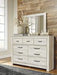 Bellaby Whitewash Bedroom Mirror - B331-36 - Lara Furniture