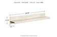 Bellaby Whitewash Bridge - W331-27 - Lara Furniture