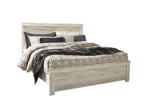 Bellaby Whitewash King Panel Bed - Lara Furniture