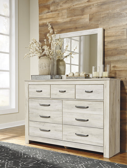 Bellaby Whitewash Storage Platform Bedroom Set - Lara Furniture