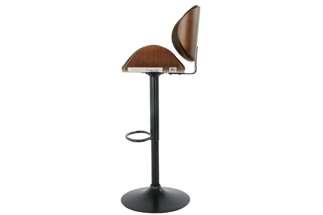 Bellatier Brown Adjustable Height Bar Stool - D120-530 - Lara Furniture