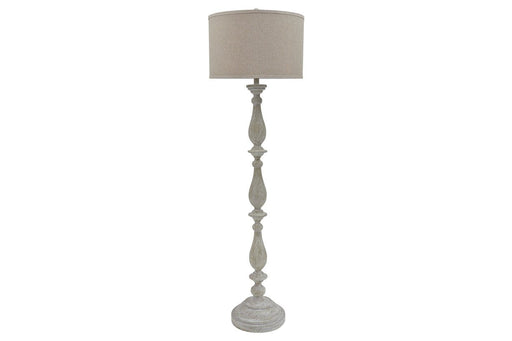 Bernadate Whitewash Floor Lamp - L235341 - Lara Furniture