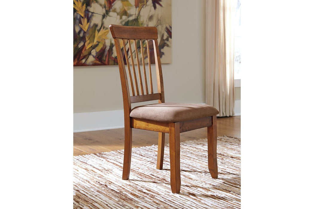 Berringer Rustic Brown Dining Chair (Set of 2) - D199-01 - Lara Furniture