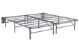 Better than a Boxspring Gray 2-Piece King Foundation - M91X42 - Lara Furniture