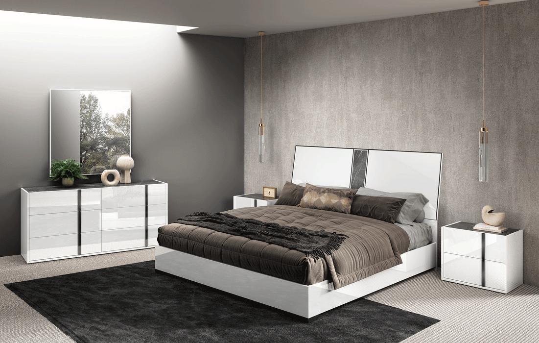 Bianca Marble Bedroom Set - Lara Furniture