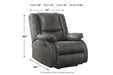 Bladewood Slate Recliner - 6030629 - Lara Furniture