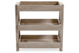 Blariden Light Tan Shelf Accent Table - A4000368 - Lara Furniture