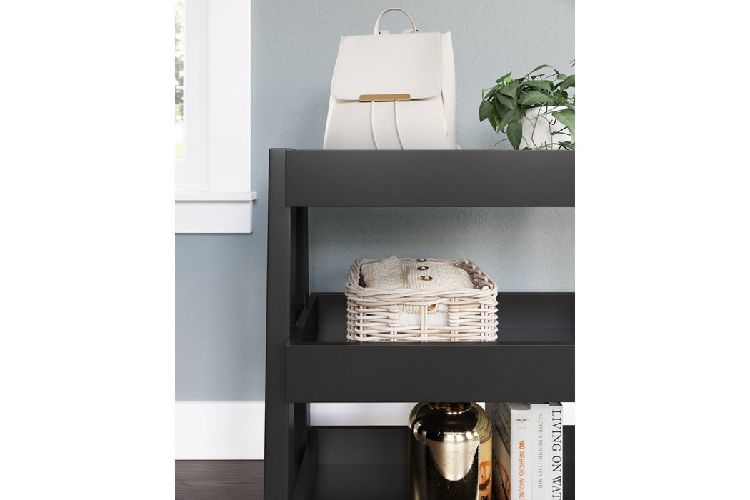 Blariden Metallic Gray Shelf Accent Table - A4000365 - Lara Furniture