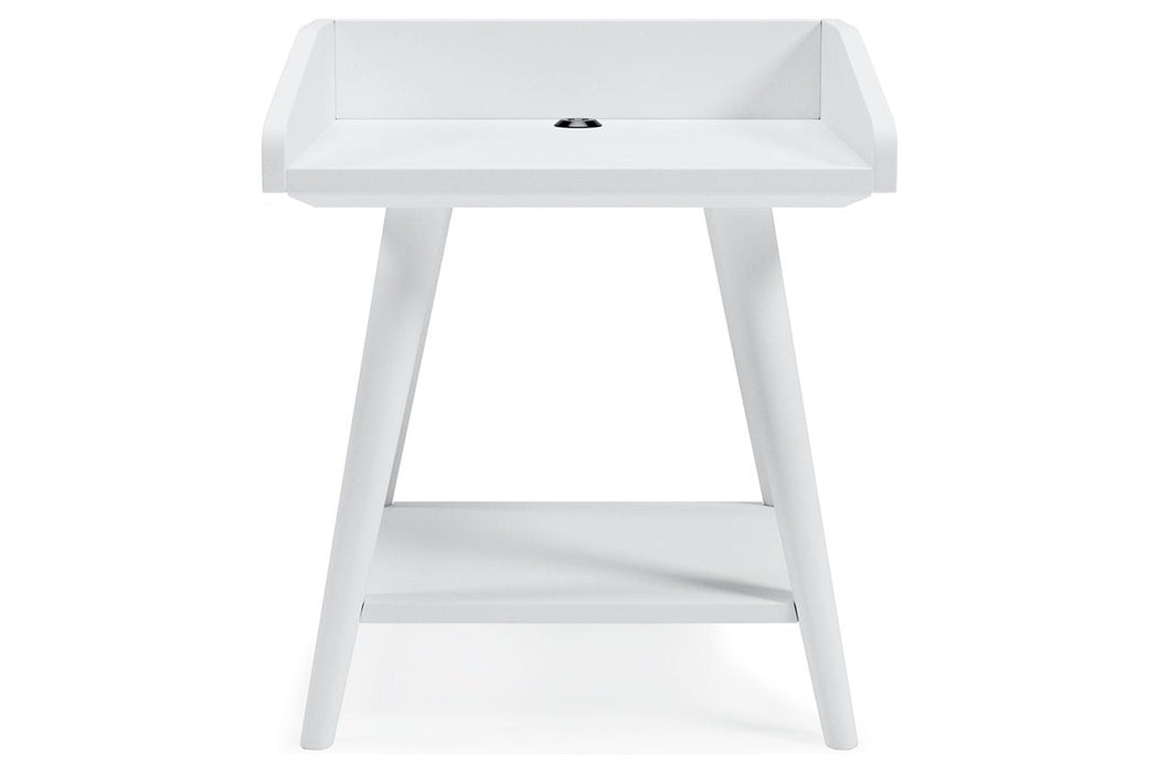 Blariden White Accent Table - A4000367 - Lara Furniture