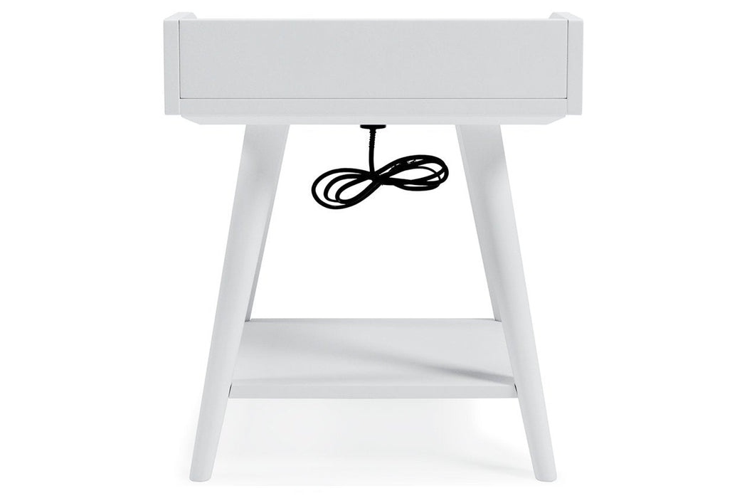 Blariden White Accent Table - A4000367 - Lara Furniture