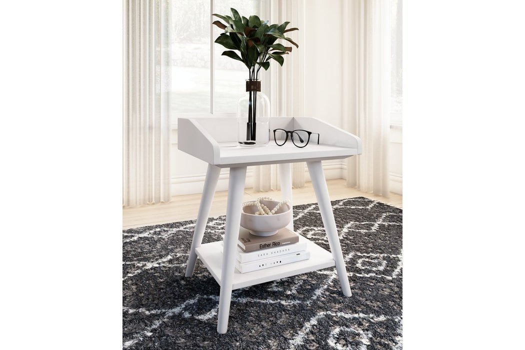 Blariden White Accent Table - A4000367 - Lara Furniture