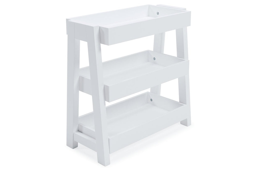 Blariden White Shelf Accent Table - A4000362 - Lara Furniture