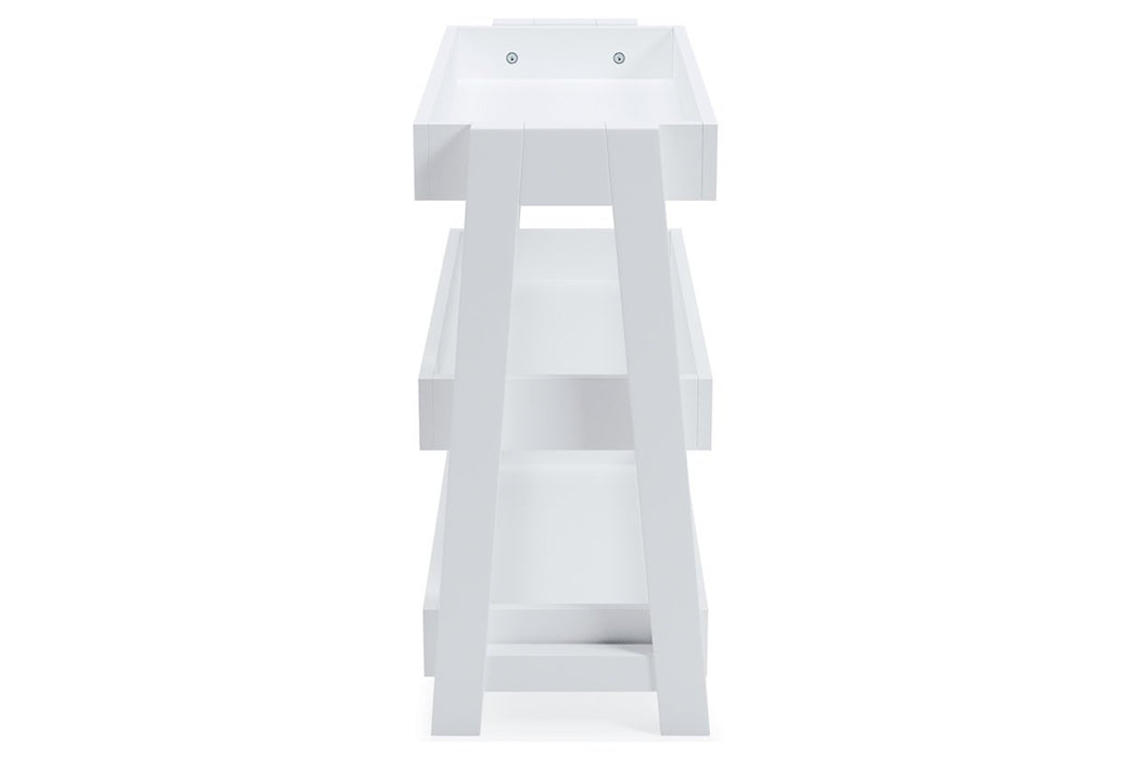 Blariden White Shelf Accent Table - A4000362 - Lara Furniture