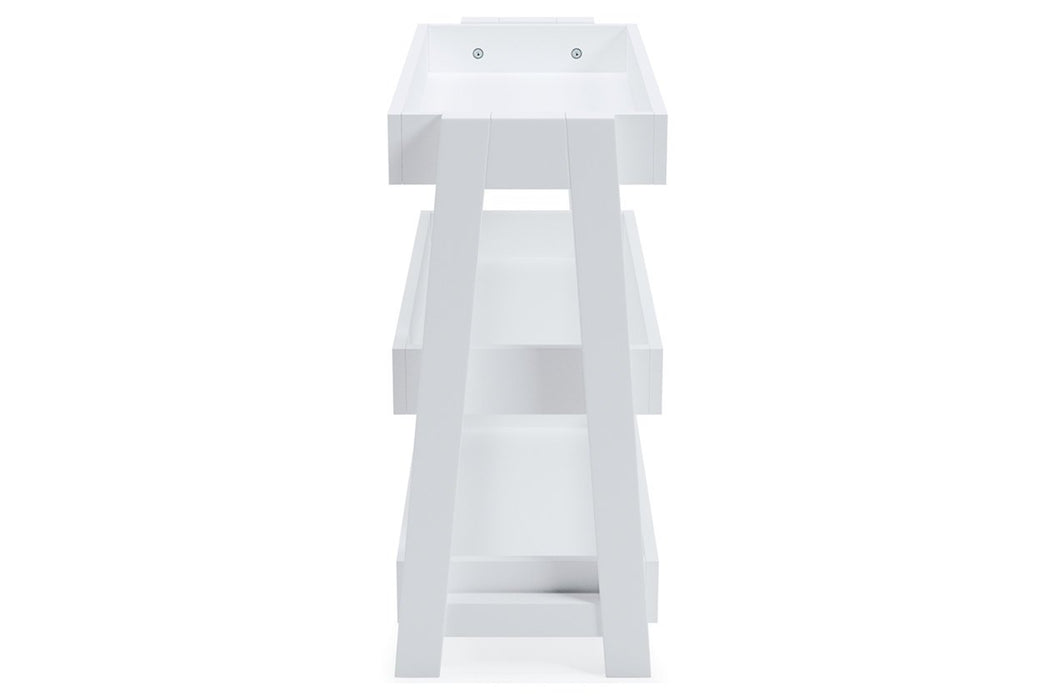 Blariden White Shelf Accent Table - A4000362 - Lara Furniture