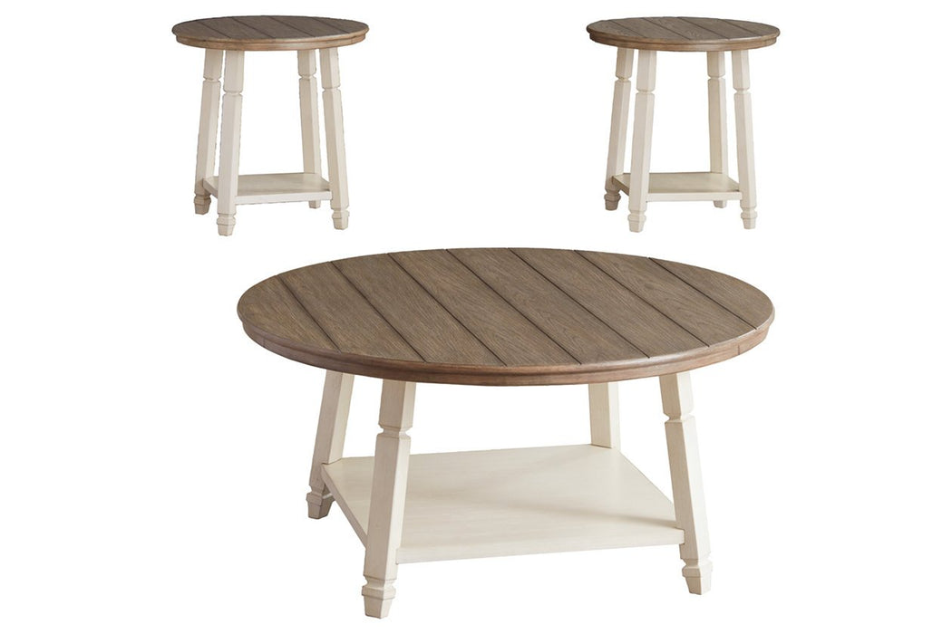 Bolanbrook Two-tone Table (Set of 3) - T377-13 - Lara Furniture