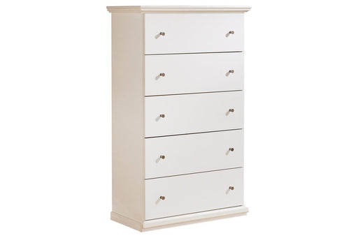 Bostwick Shoals White Chest of Drawers - B139-46 - Lara Furniture