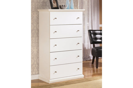 Bostwick Shoals White Chest of Drawers - B139-46 - Lara Furniture