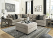 Bovarian Stone LAF Sectional - Lara Furniture