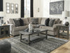 Bovarian Stone LAF Sectional - Lara Furniture