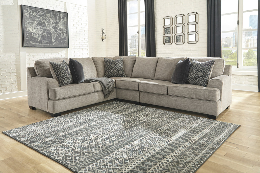 Bovarian Stone LAF Sectional - Lara Furniture