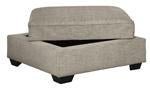 Bovarian Stone Ottoman - 5610311 - Lara Furniture