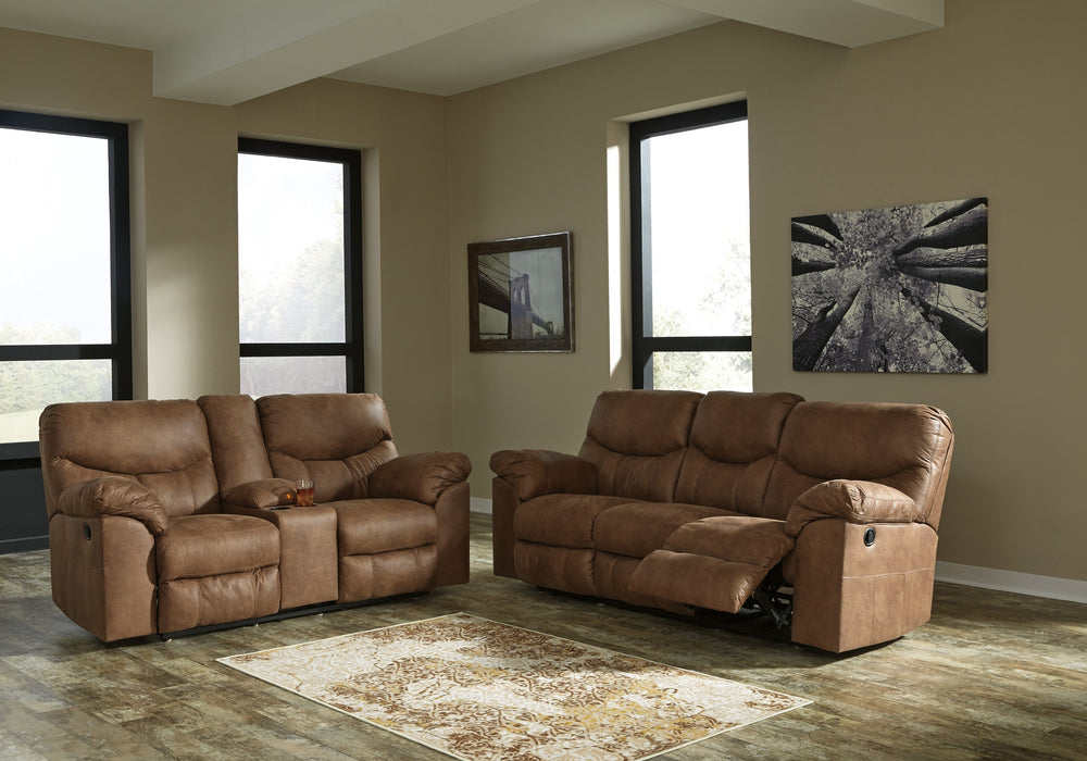 Boxberg Bark Reclining Living Room Set - Lara Furniture